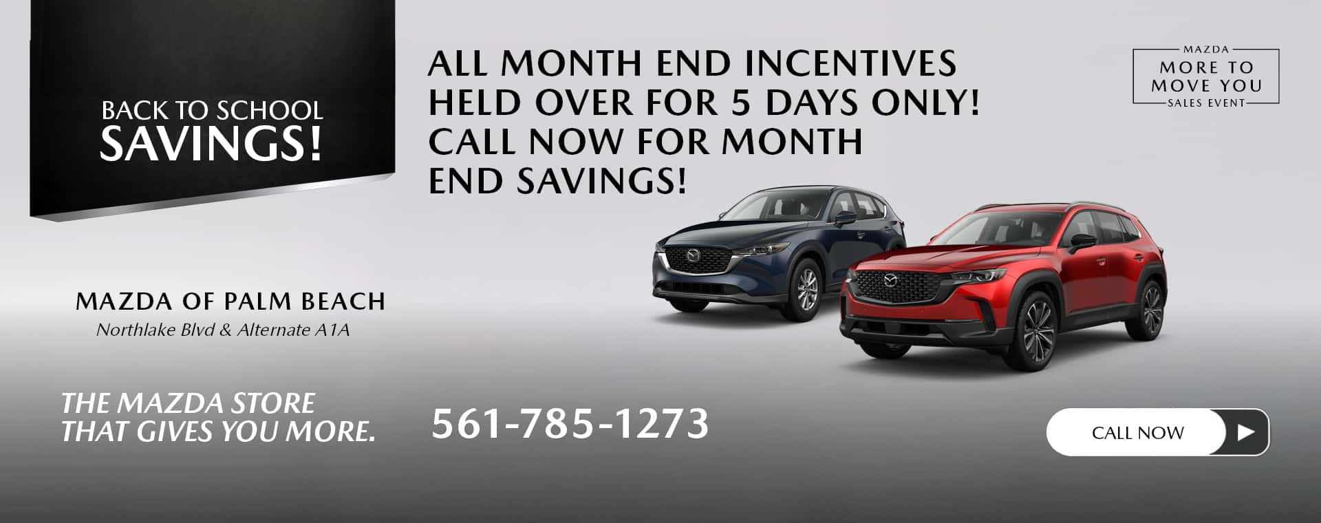 5 Days only