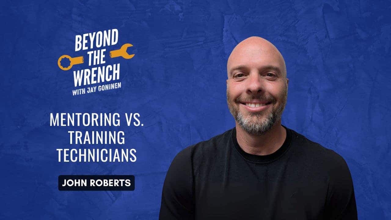 Mentoring vs. Training Technicians