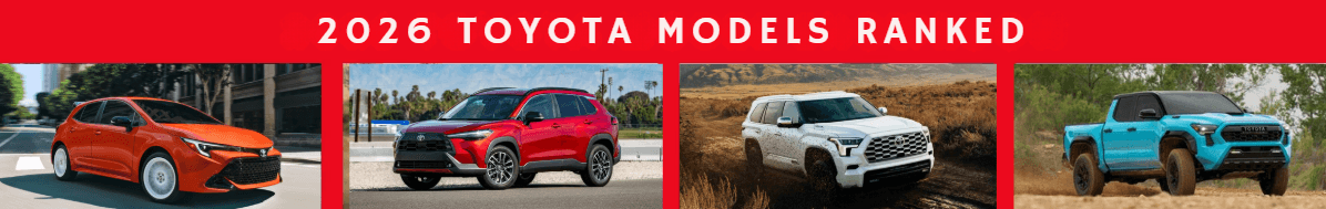 Most Reliable Toyota Models Ranked