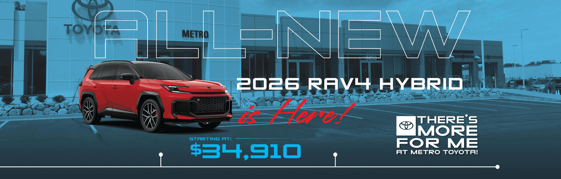2026 rav4 hybrid is here at Metro Toyota in Kalamazoo, MI