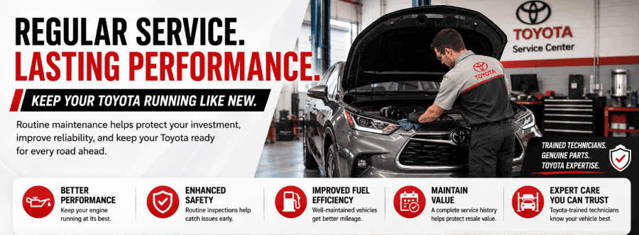 How Regular Toyota Service Helps Your Vehicle Last Longer