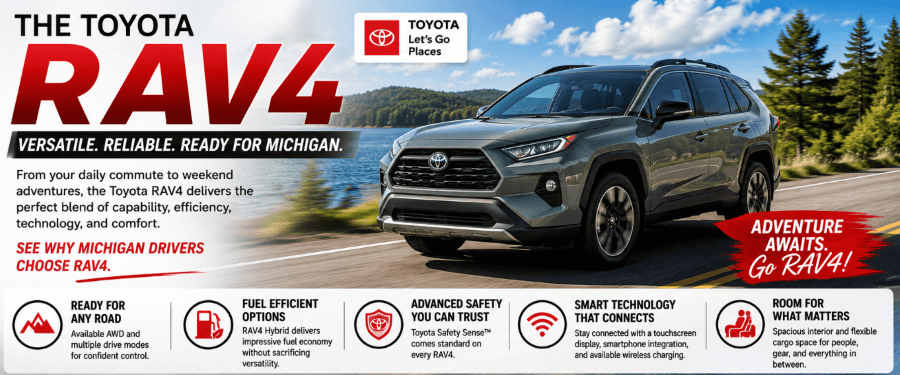 Why the Toyota RAV4 Continues to Be a Top Choice in Michigan