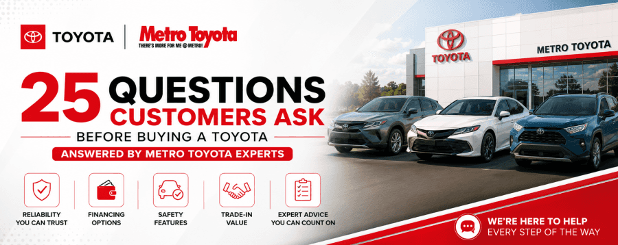 Frequently Asked Toyota Buying Questions