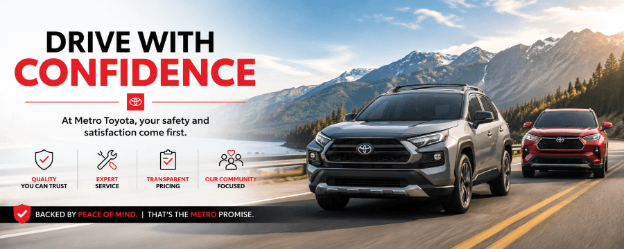 Drive with Confidence with Metro Toyota Service Center