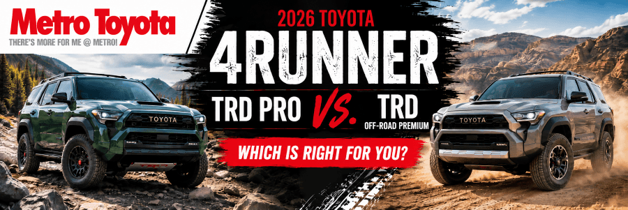 2026 Toyota 4Runner TRD Pro vs. TRD Off-Road Premium: Which Is Right for You?