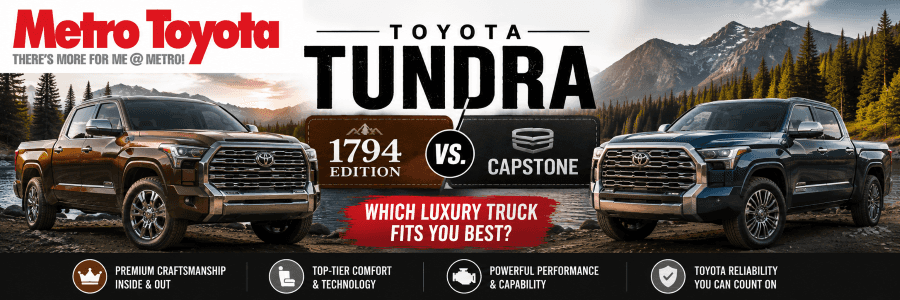 Toyota Tundra 1794 Edition vs Capstone at Metro Toyota in Kalamazoo