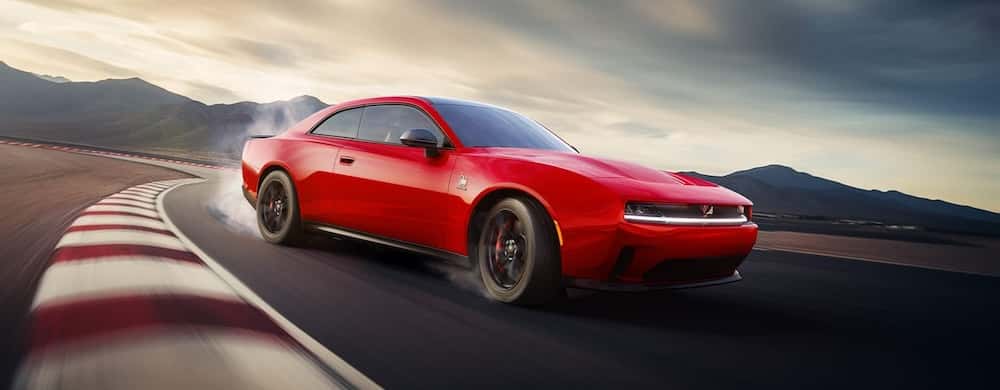 Red 2025 Dodge Charger Daytona EV