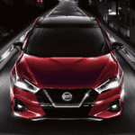 2020 Nissan Maxima driving down highway
