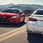 2019 Toyota Camry models on the road