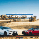 TRD Lineup Camry Avalon