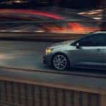 2020 Toyota Corolla driving at night