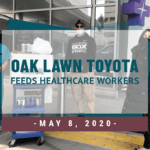 Oak Lawn Toyota feeds healthcare workers at Advocate Christ Medical Center