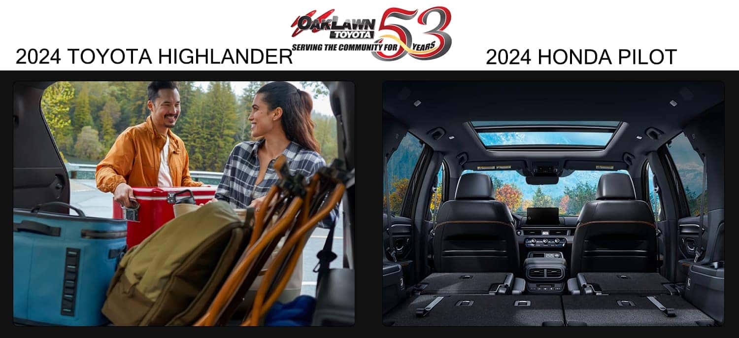2024 Toyota Highlander vs the 2024 Honda Pilot