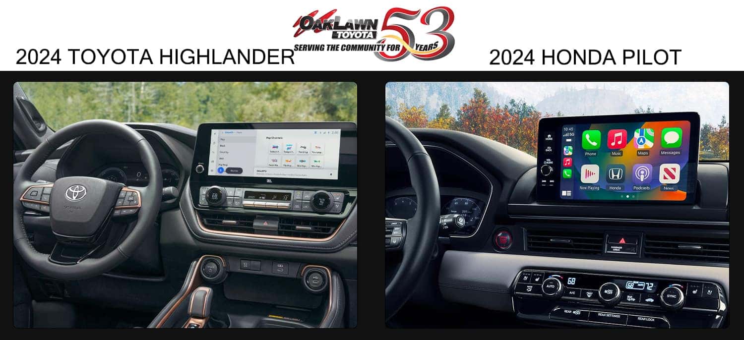 2024 Toyota Highlander vs the 2024 Honda Pilot