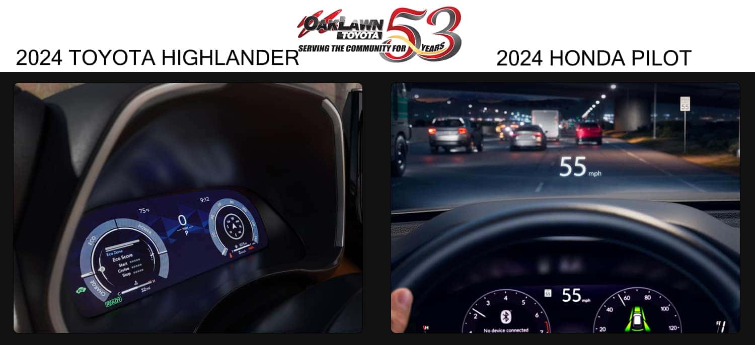 2024 Toyota Highlander vs the 2024 Honda Pilot