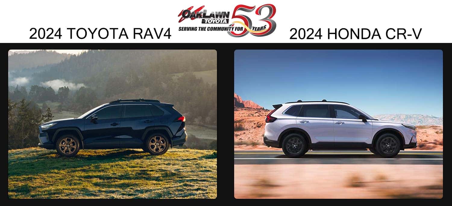 2024 Toyota RAV4 vs the 2024 Honda CR-V