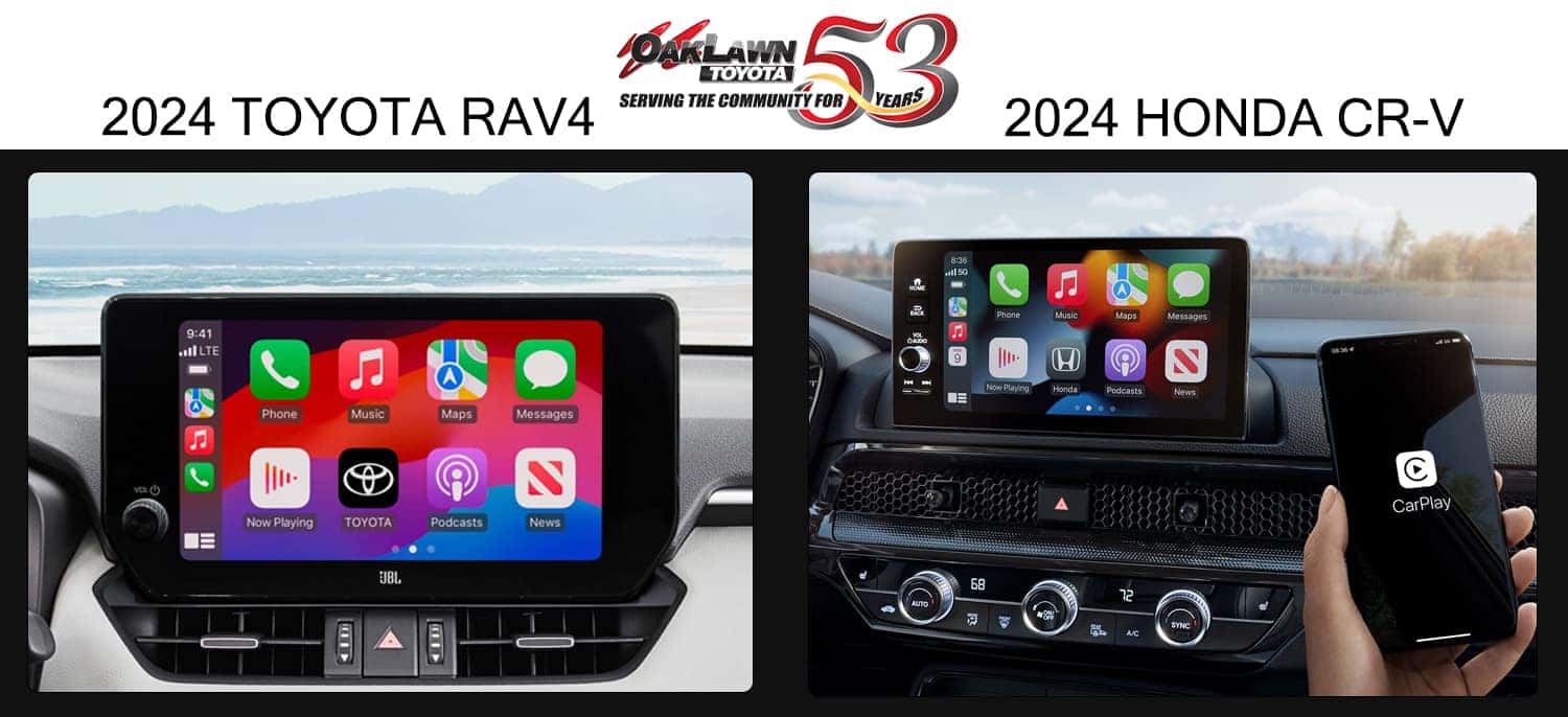 2024 Toyota RAV4 vs the 2024 Honda CR-V