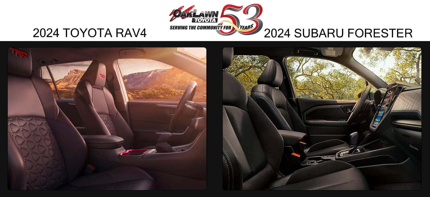 2024 Toyota RAV4 vs the 2024 Subaru Forester