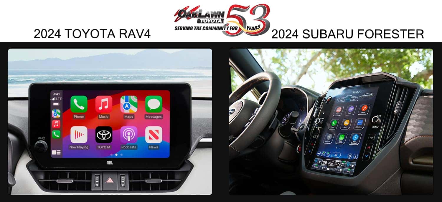 2024 Toyota RAV4 vs the 2024 Subaru Forester