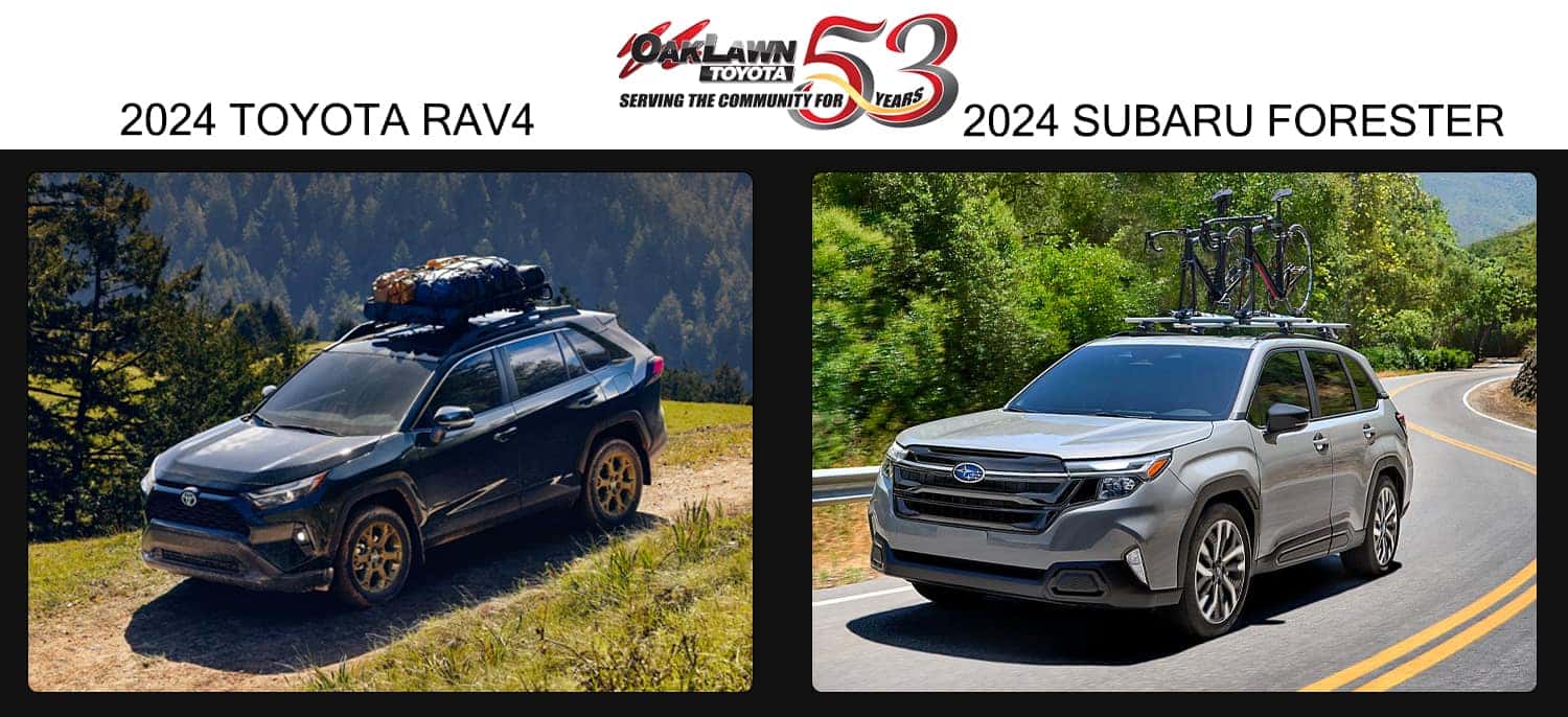 2024 Toyota RAV4 vs the 2024 Subaru Forester
