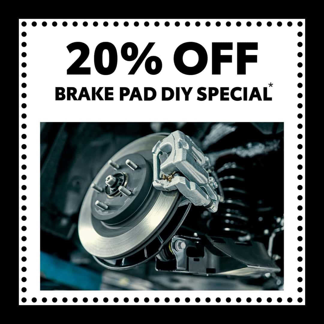20% Off Brake Pad DIY Special