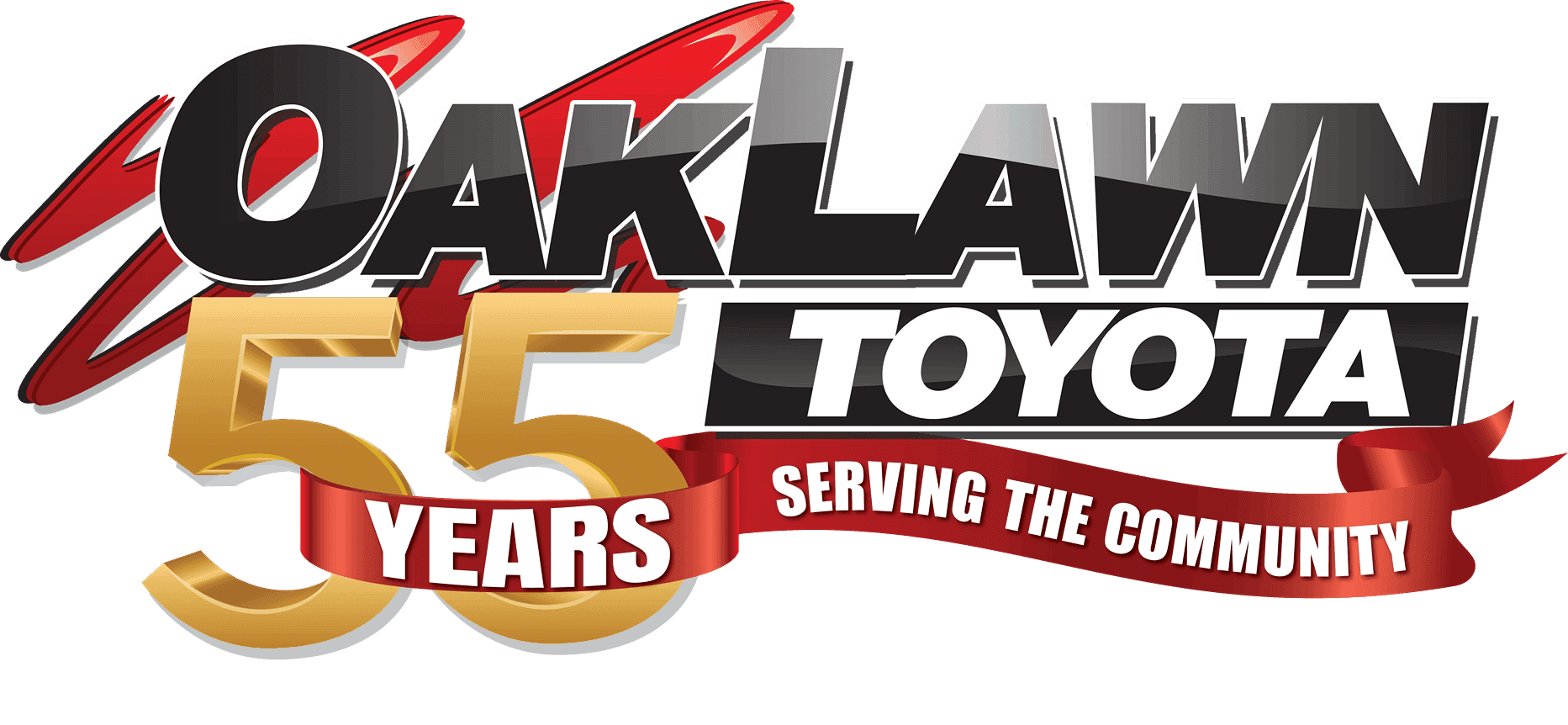 Oak Lawn Toyota Logo 53 years