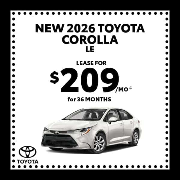 New Toyota corolla