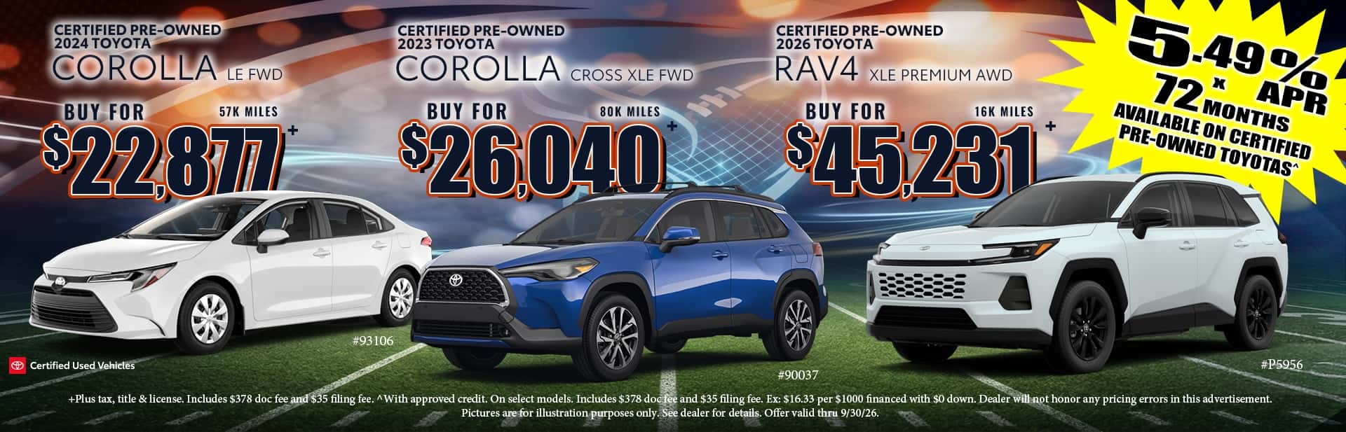 Certified Pre-Owned Slider