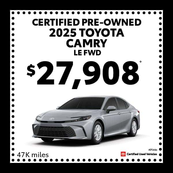 2025 Certified Pre-Owned Camry