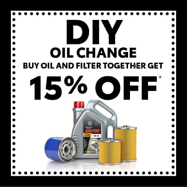 DIY Oil Change: 15% oil & filter