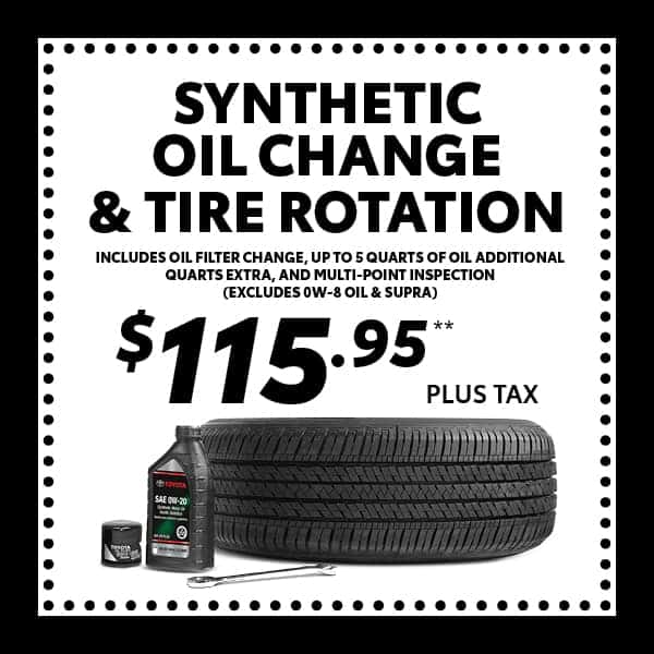 Synthetic Oil Change & Tire Rotation