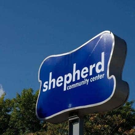 Shepherd Community Center sign