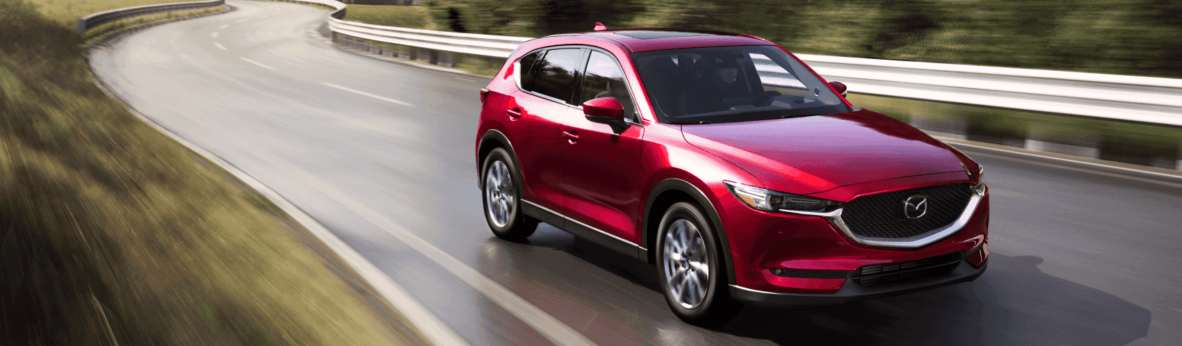 2021 Mazda CX-5 Red Highway Ocean Mazda