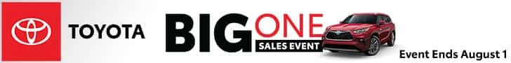 Big One Sales Event - Going On Now!