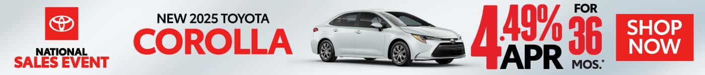 NEW 2025 TOYOTA COROLLA 