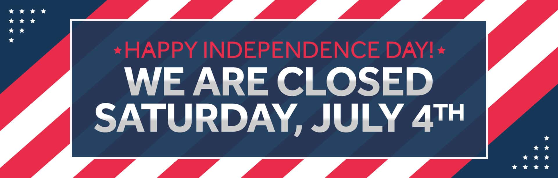 closed July 4