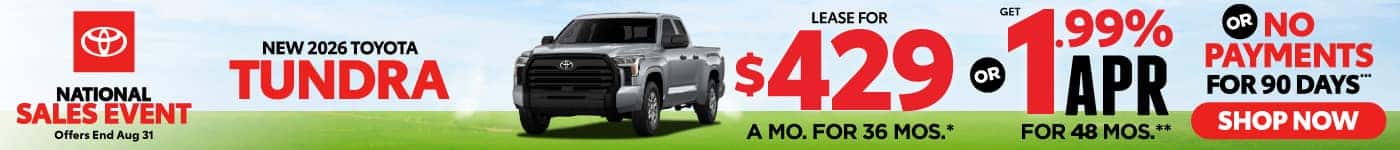 New 2026 Toyota Tundra 