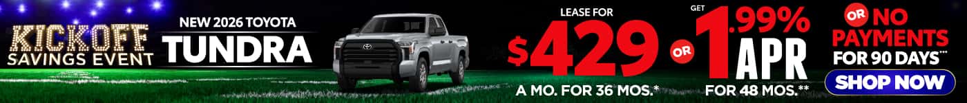 New 2026 Toyota Tundra 