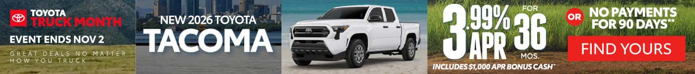 New 2026 Toyota Tacoma 