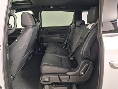 2025 Honda Odyssey view looking into middle row seats