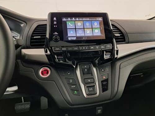 2025 Honda Odyssey close up view of touchscreen