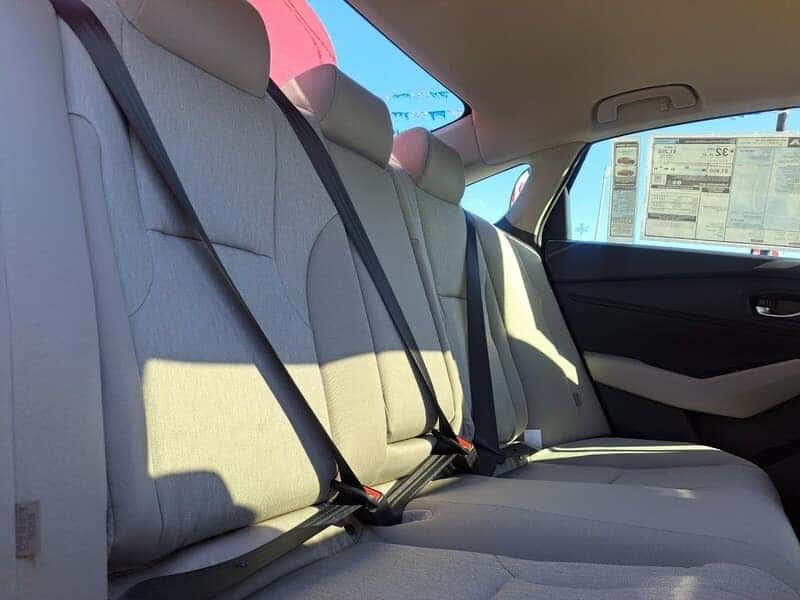 2025 Honda Accord back seats