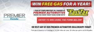 Win Free Gas for a Year