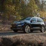 2018 Honda Pilot on a quiet road