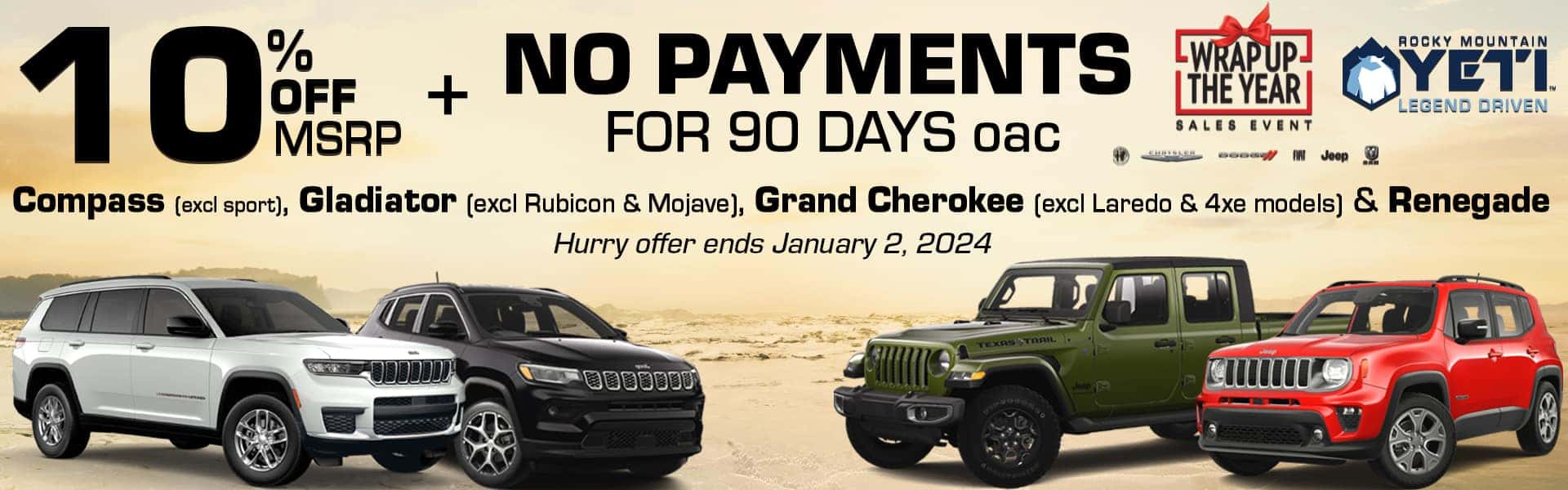10% off Jeeps