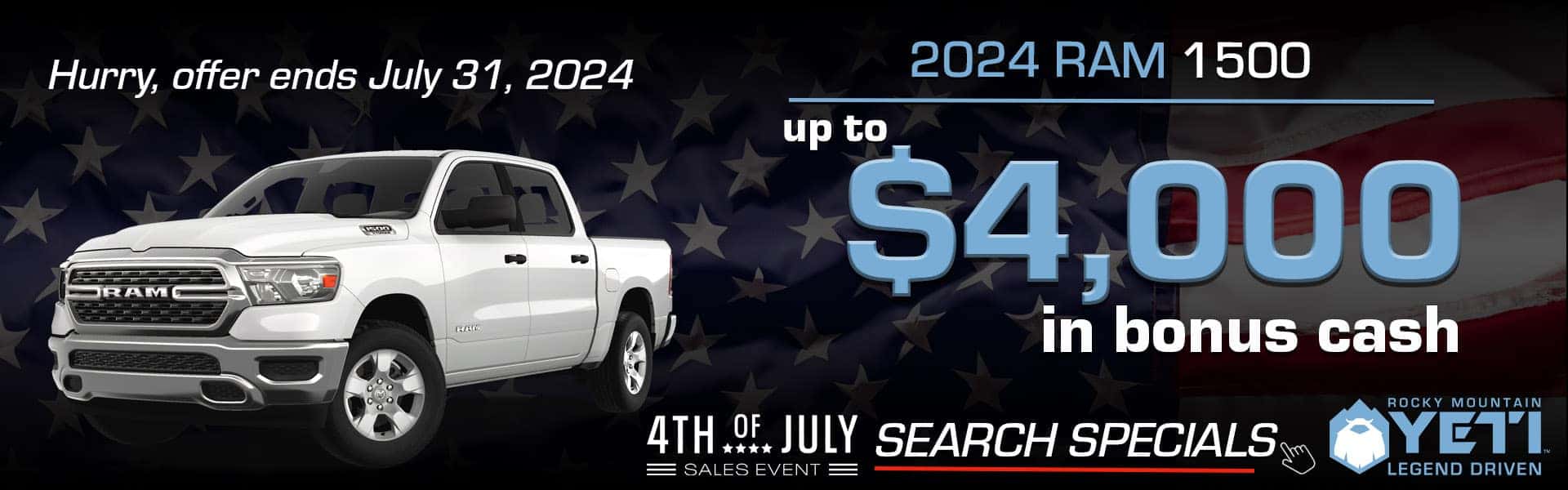 Rocky Mountain Yeti Evanston Chrysler, Dodge, Jeep, Ram, Wagoneer Dealer in Evanston, WY