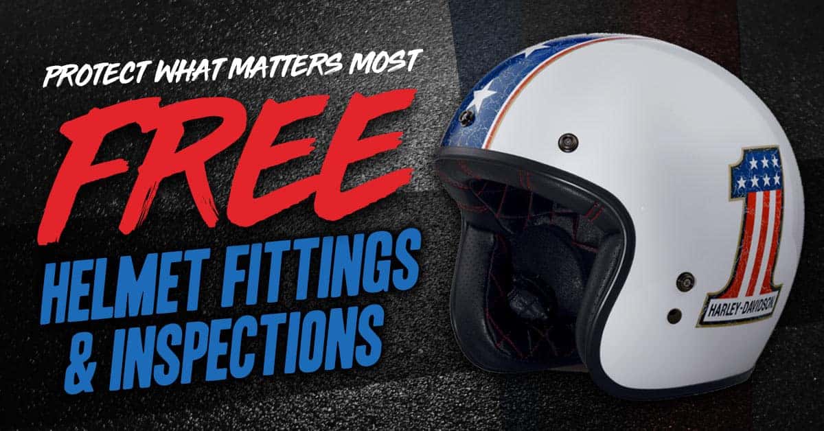 Free Helmet Fittings & Inspections Rockstar HarleyDavidson