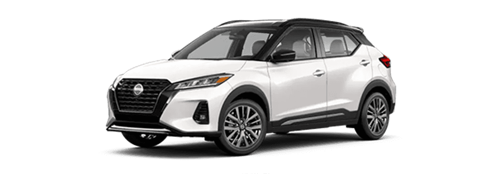 Aspen White TriCoat / Super Black Nissan SUV