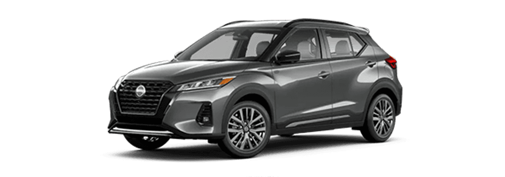 Gun Metallic Nissan SUV