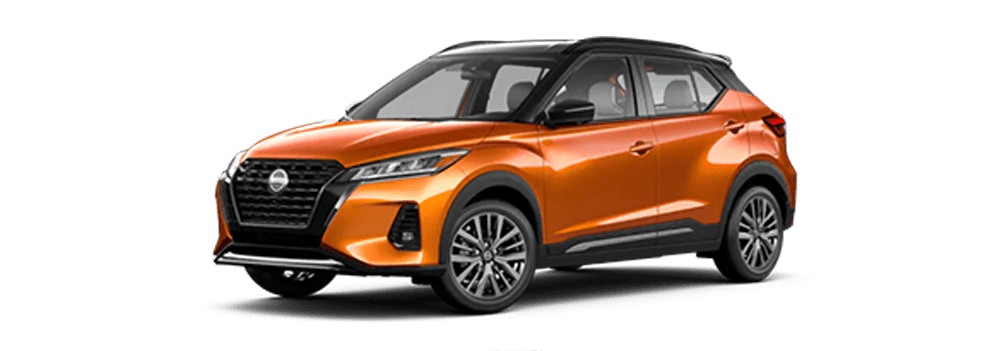 Monarch Orange Metallic / Super Black Nissan SUV